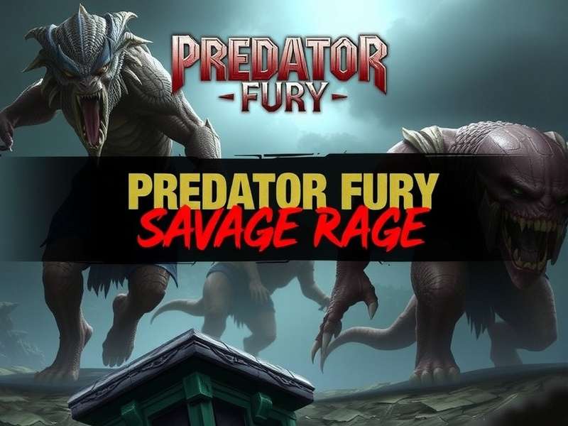Predator Fury Savage Rage Game Banner